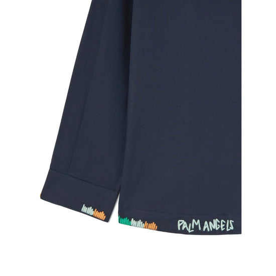 Palm Angels Kids Embroidery Shirt