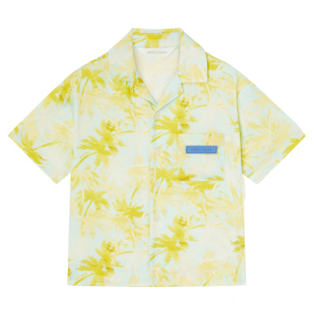 Palm Angels Kids Palms Bowling Shirt