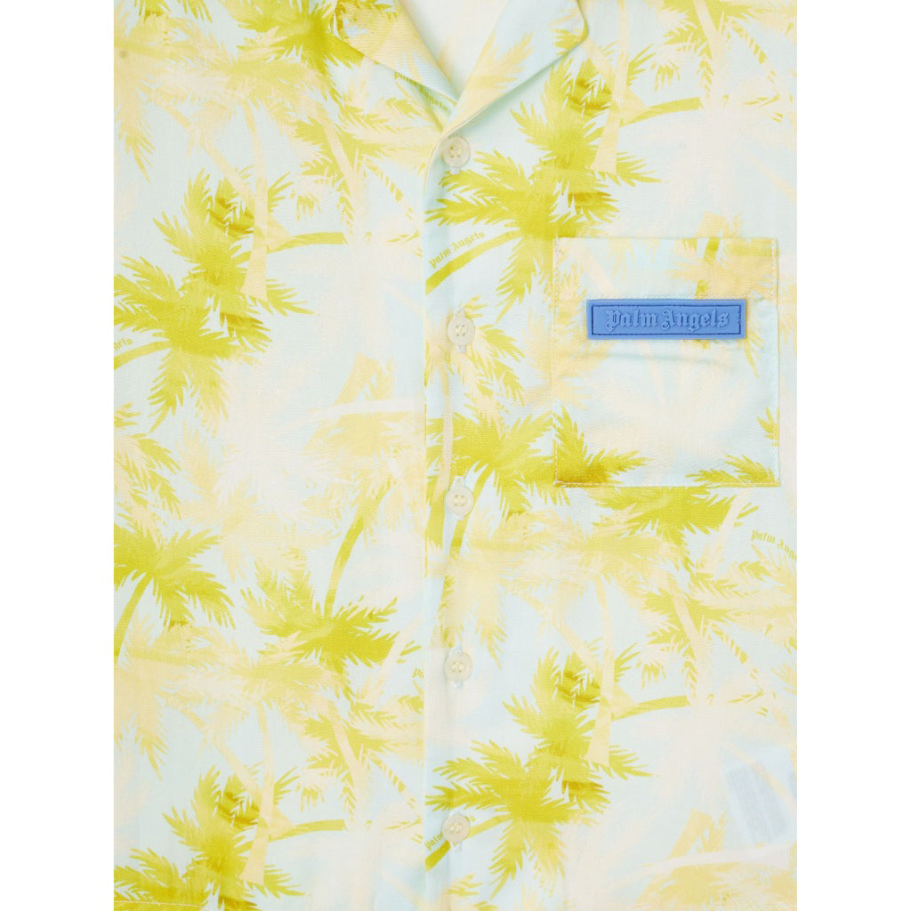 Palm Angels Kids Palms Bowling Shirt