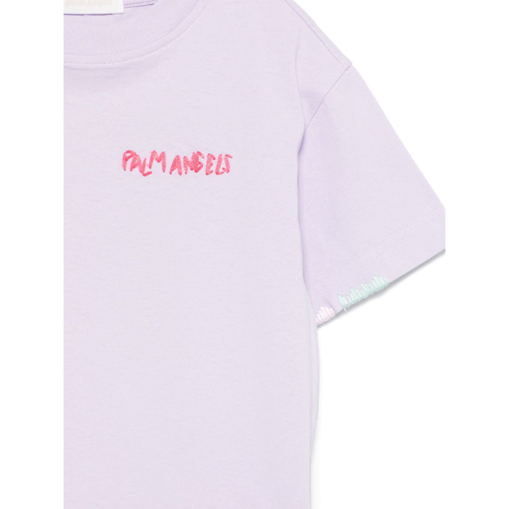 Palm Angels Kids Embroidery Mult. Reg Tee