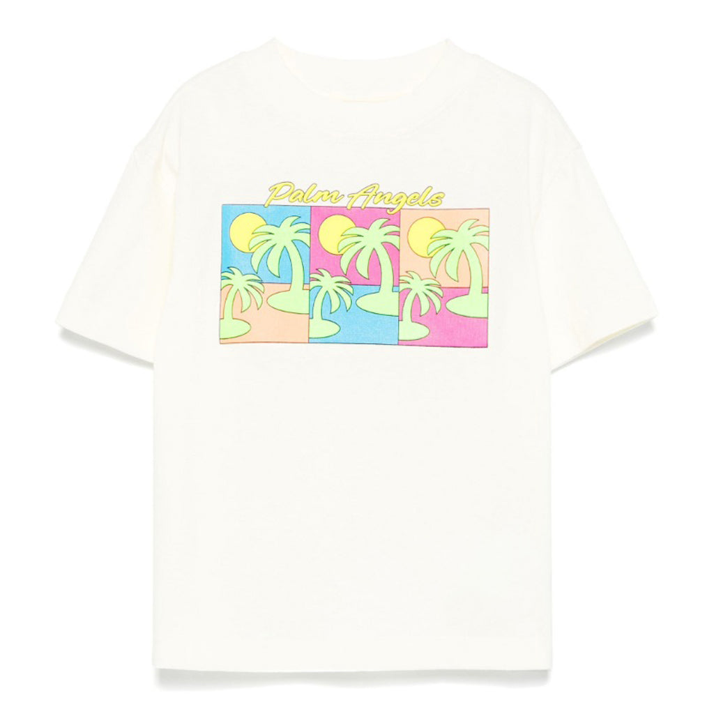 Palm Angels Kids Triple Pop Palms Reg. Tee