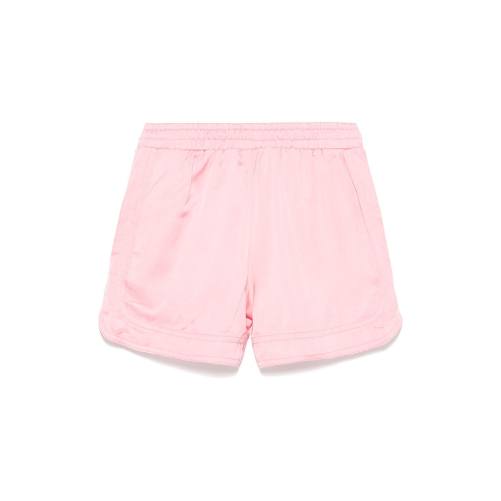 Palm Angels Kids Track Satin Boxer Shorts