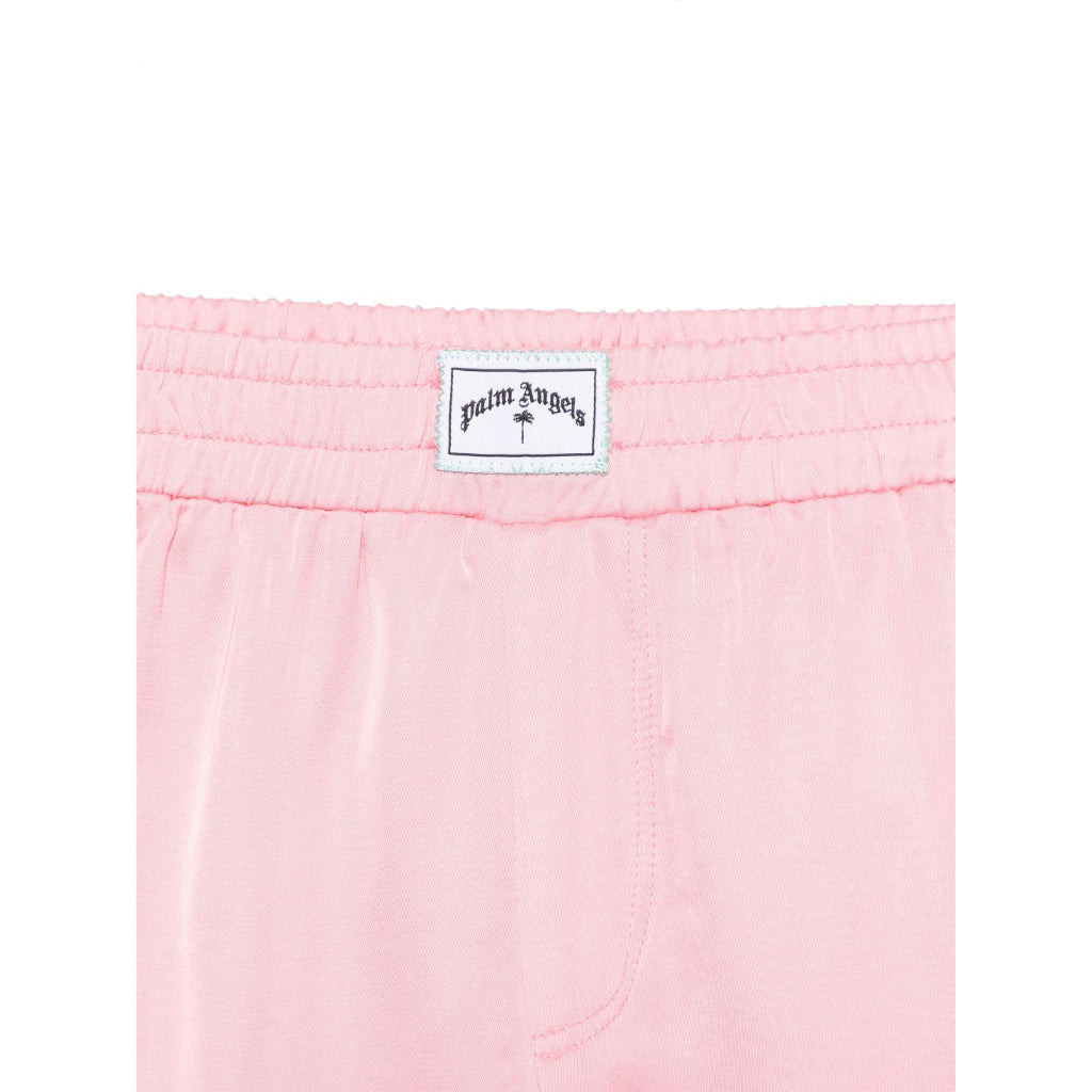 Palm Angels Kids Track Satin Boxer Shorts