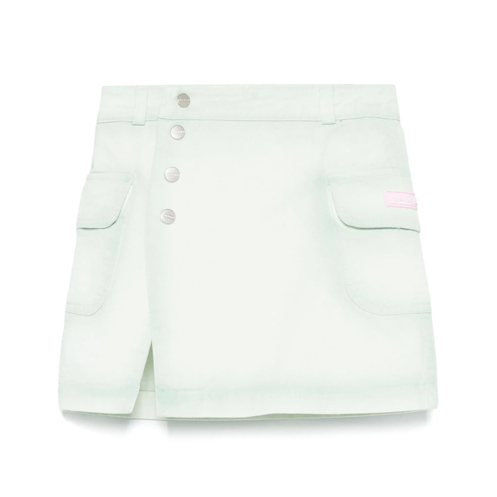 Palm Angels Kids Spray Mini Buttons Skirt
