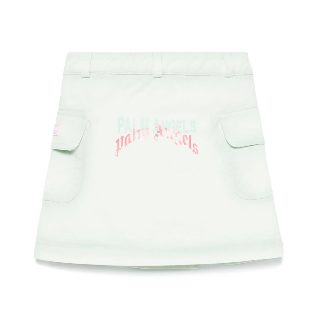 Palm Angels Kids Spray Mini Buttons Skirt