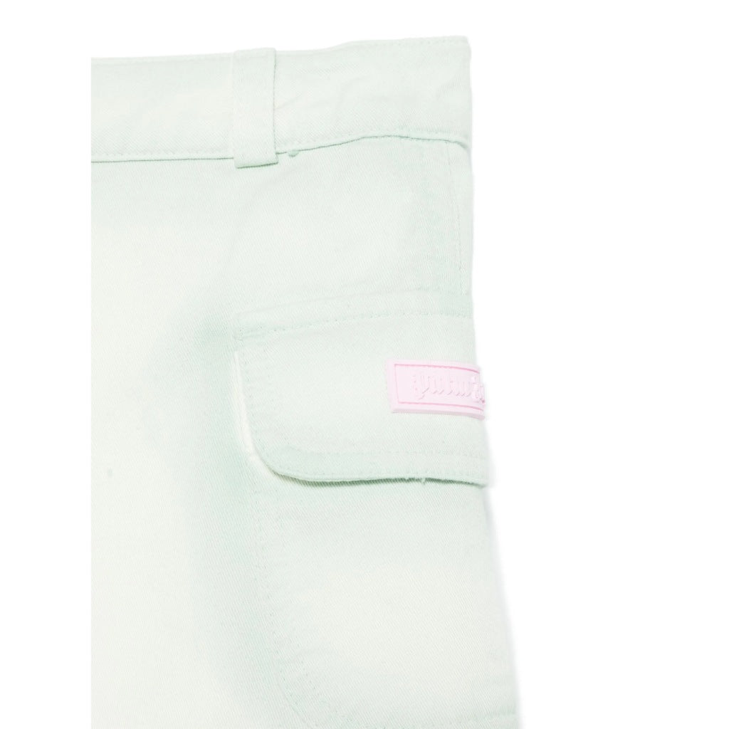 Palm Angels Kids Spray Mini Buttons Skirt
