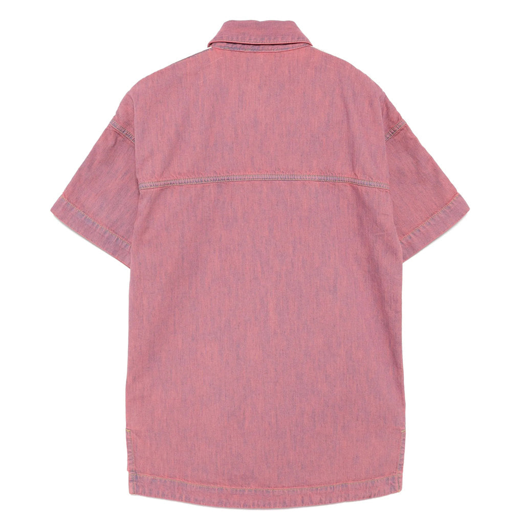 Palm Angels Kids Track Chambray Dress