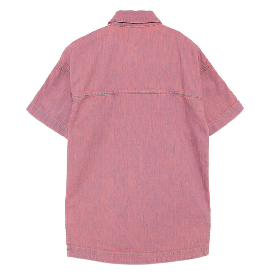 Palm Angels Kids Track Chambray Dress