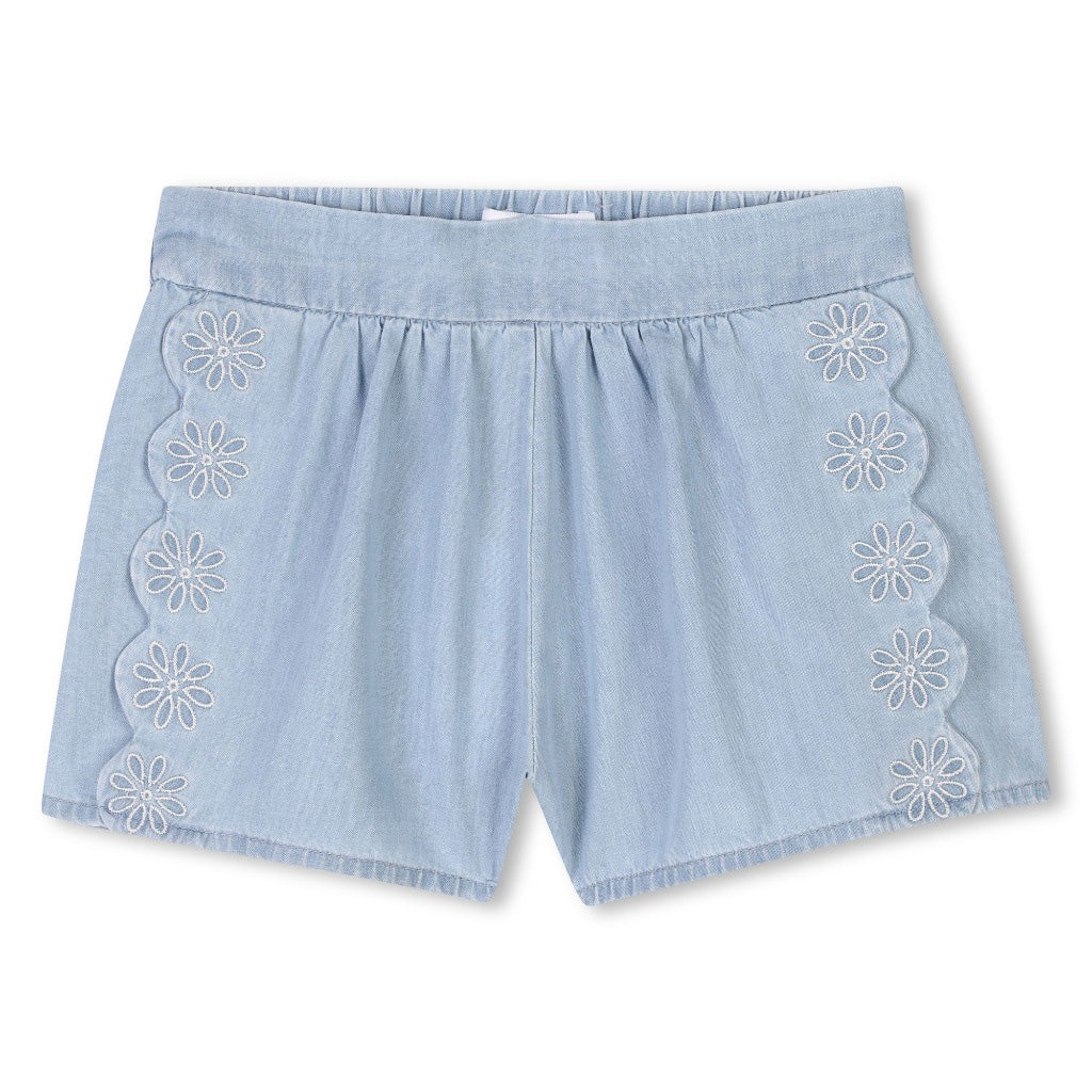Chloé Kids Denim Shorts