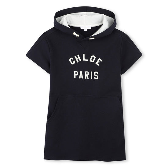 Chloé Kids Short Sleeved Hooded Dress