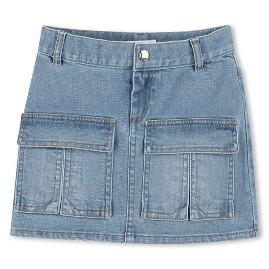 Chloé Kids Denim Skirt
