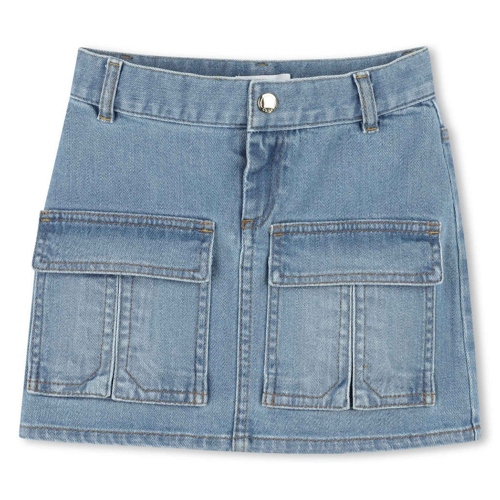 Chloé Kids Denim Skirt