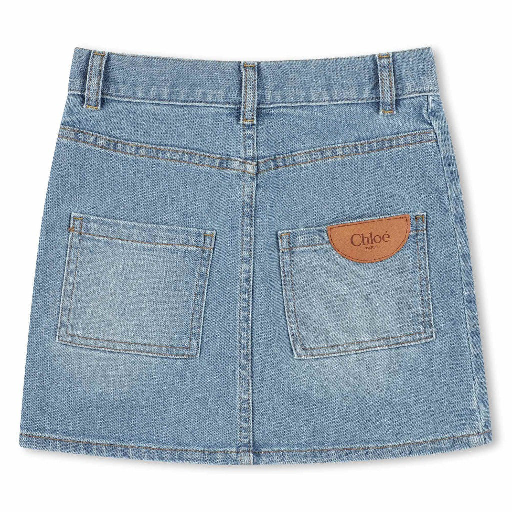 Chloé Kids Denim Skirt
