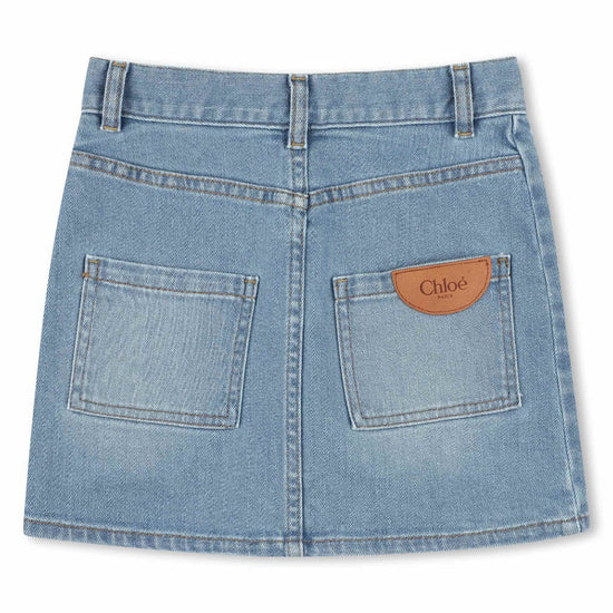 Chloé Kids Denim Skirt