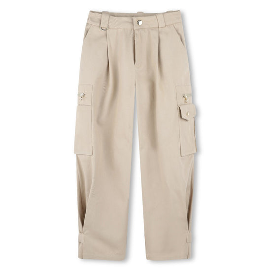 Chloé Kids Cottton Twill Trousers
