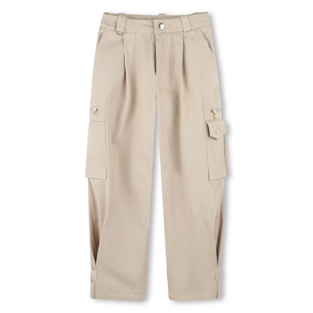 Chloé Kids Cottton Twill Trousers