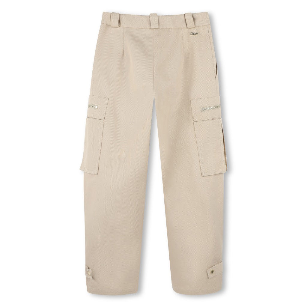 Chloé Kids Cottton Twill Trousers