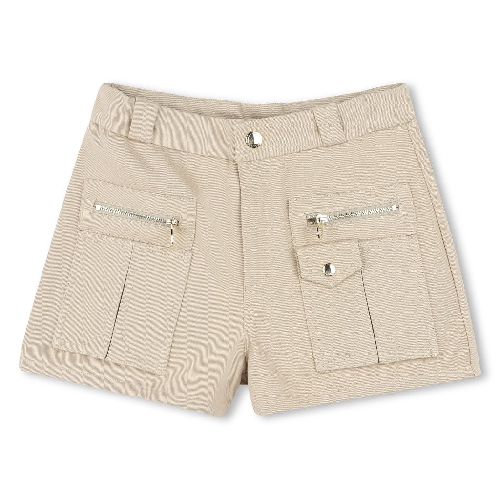 Chloé Kids Cotton Twirl Shorts