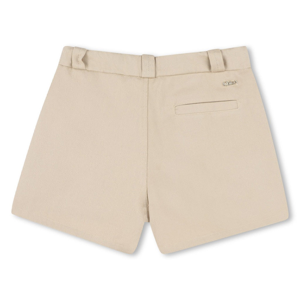 Chloé Kids Cotton Twirl Shorts