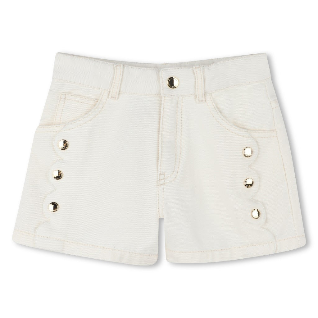 Chloé Kids Drill Shorts