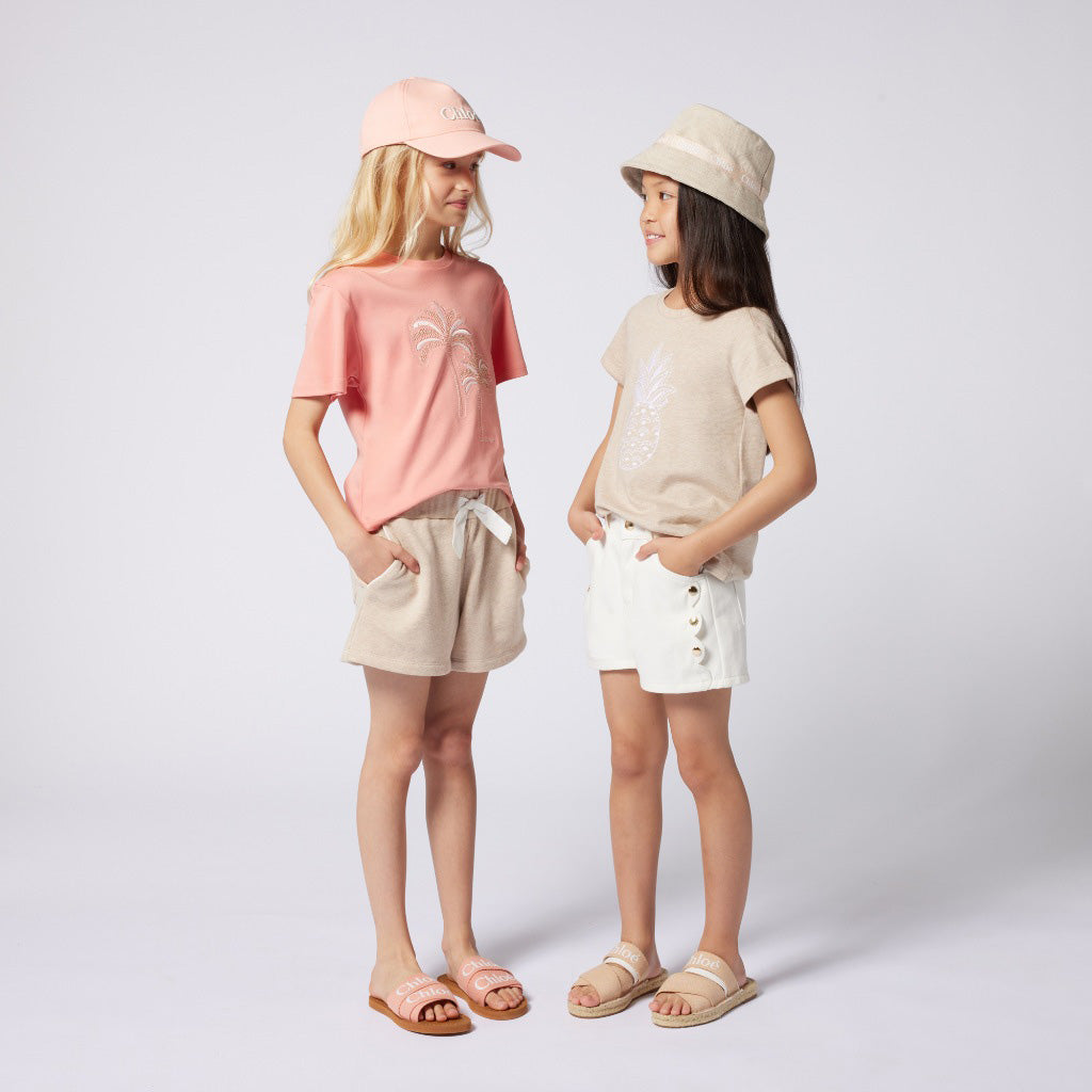 Chloé Kids Drill Shorts