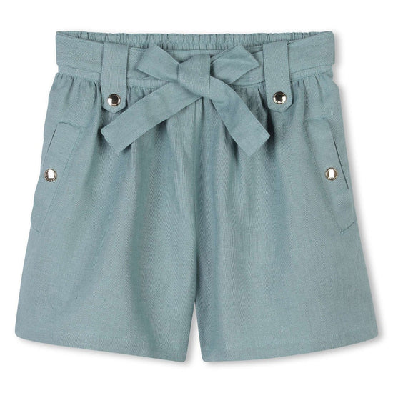 Chloé Kids Linen Shorts