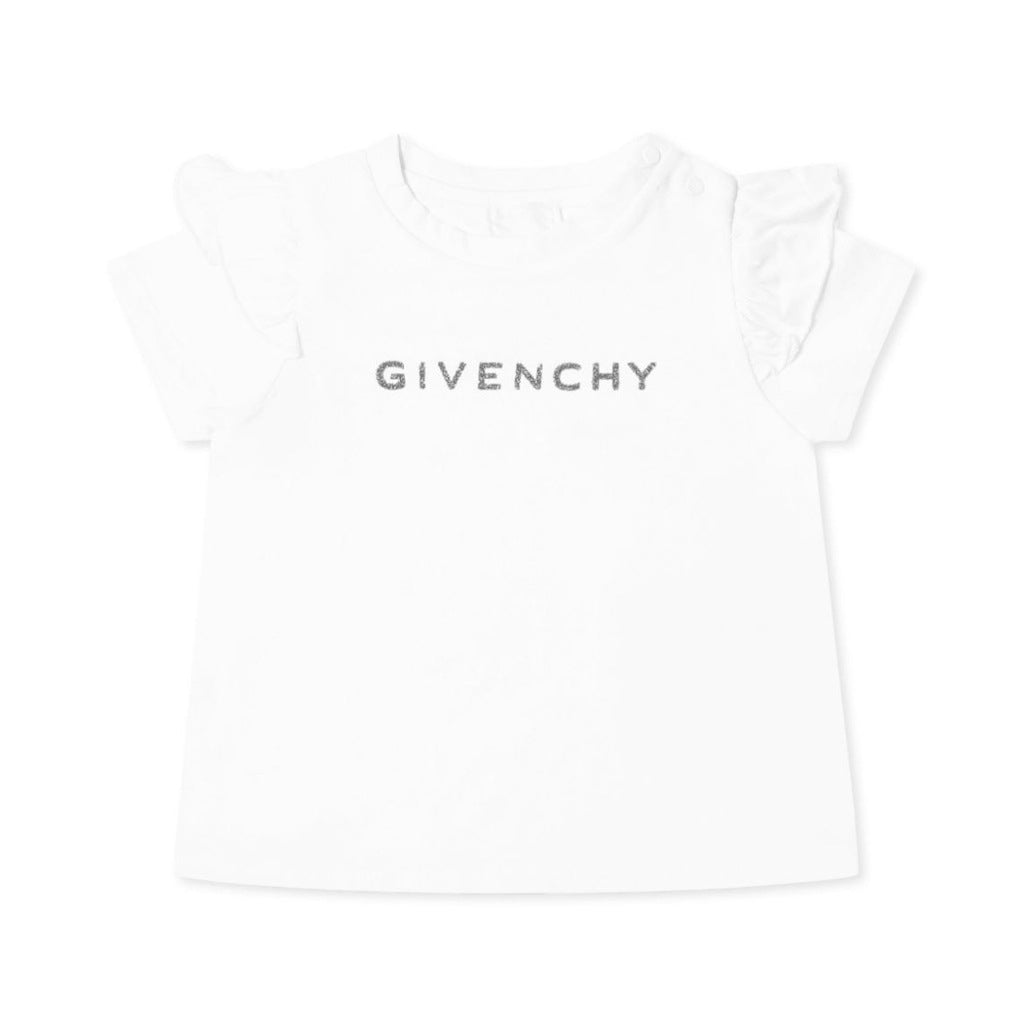 Givenchy Kids Frills Logo T-shirt