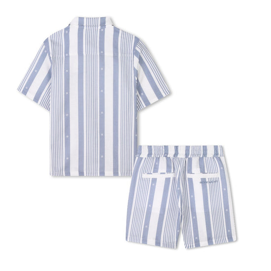 Load image into Gallery viewer, Givenchy Kids Stripe Shirt Short Set
