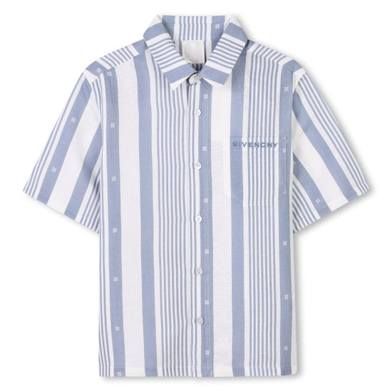 Load image into Gallery viewer, Givenchy Kids Stripe Shirt Short Set
