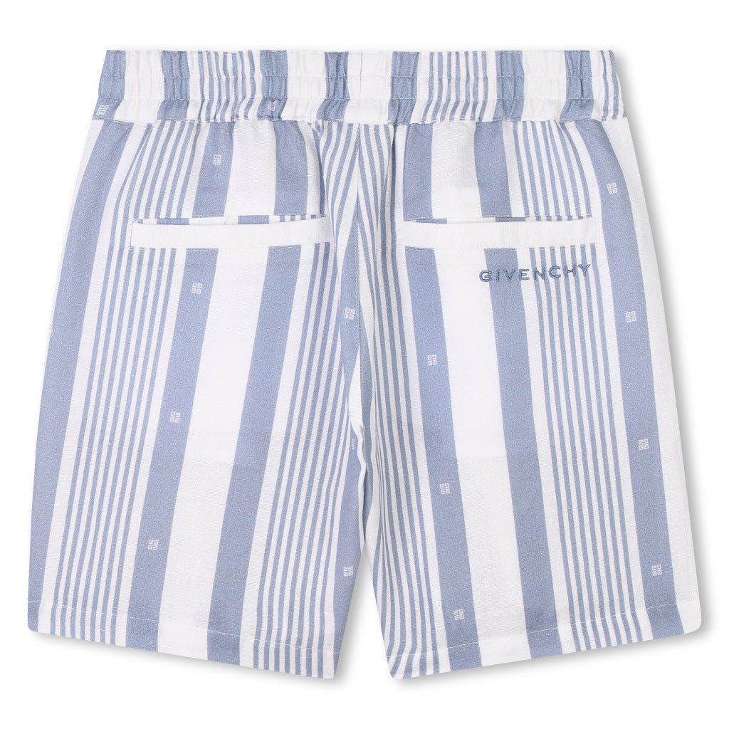 Givenchy Kids Stripe Shirt Short Set
