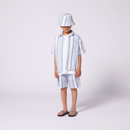 Load image into Gallery viewer, Givenchy Kids Stripe Shirt Short Set

