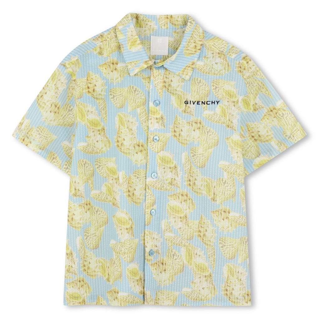 Givenchy Kids Printed Shells Shirt