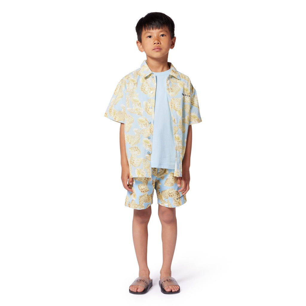 Givenchy Kids Printed Shells Shirt