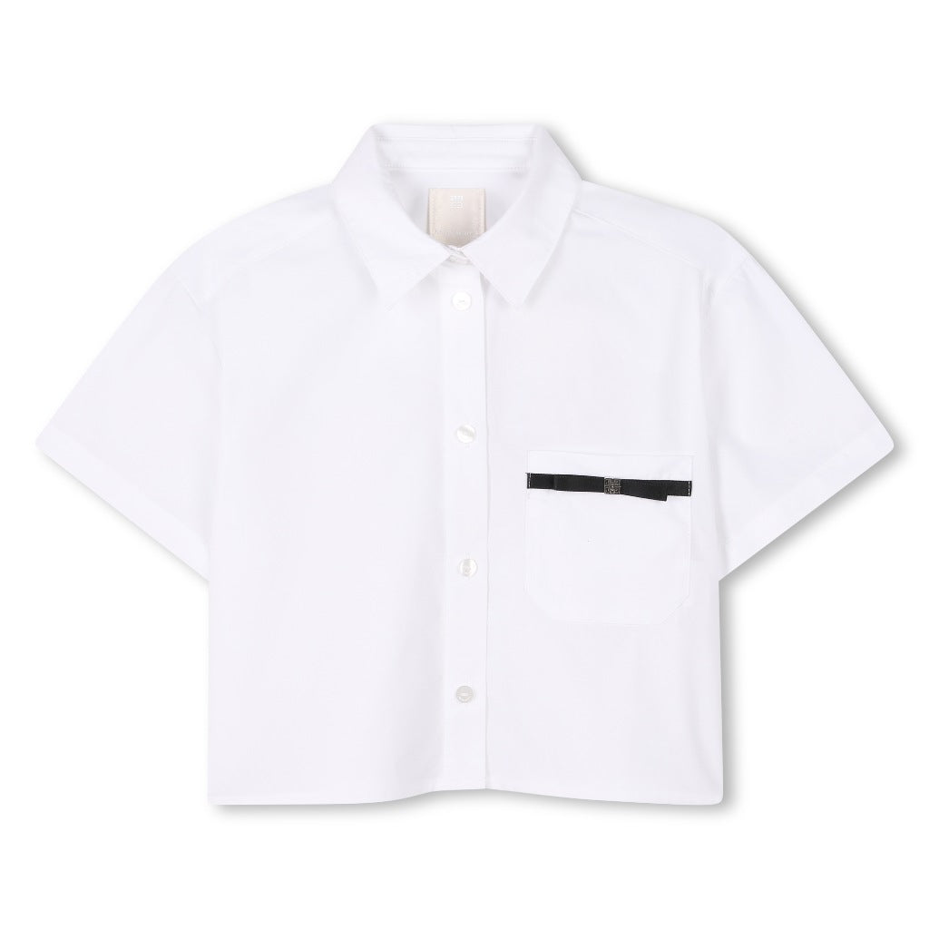Givenchy Kids Cropped Shirt