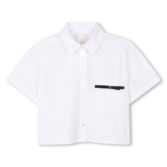 Givenchy Kids Cropped Shirt