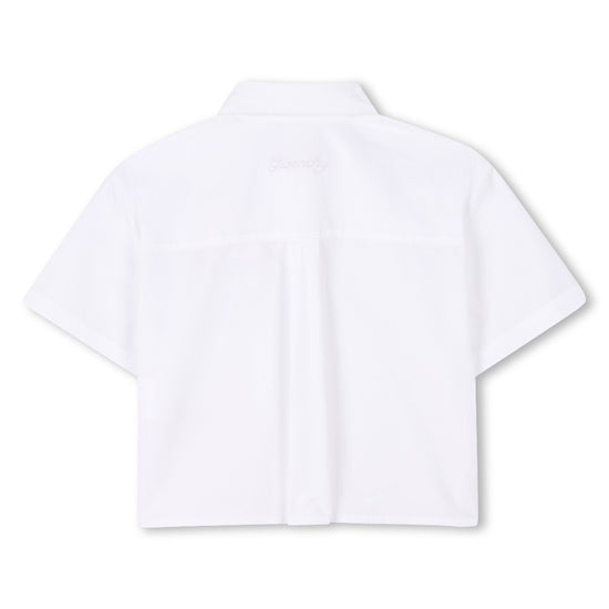 Givenchy Kids Cropped Shirt