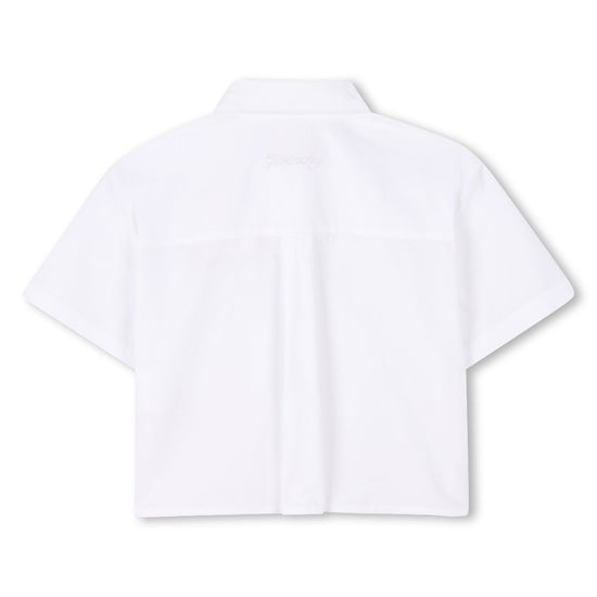 Givenchy Kids Cropped Shirt