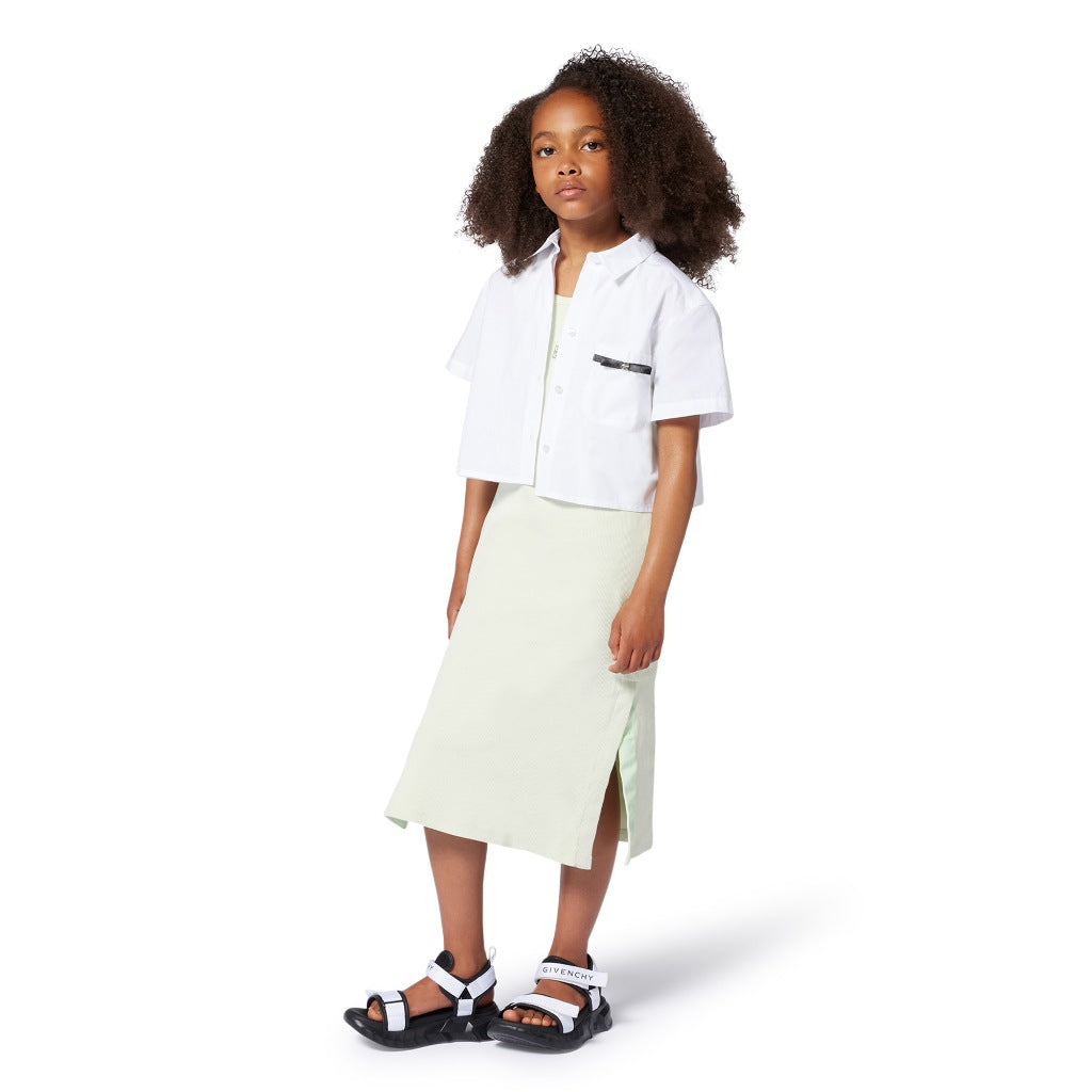 Givenchy Kids Cropped Shirt