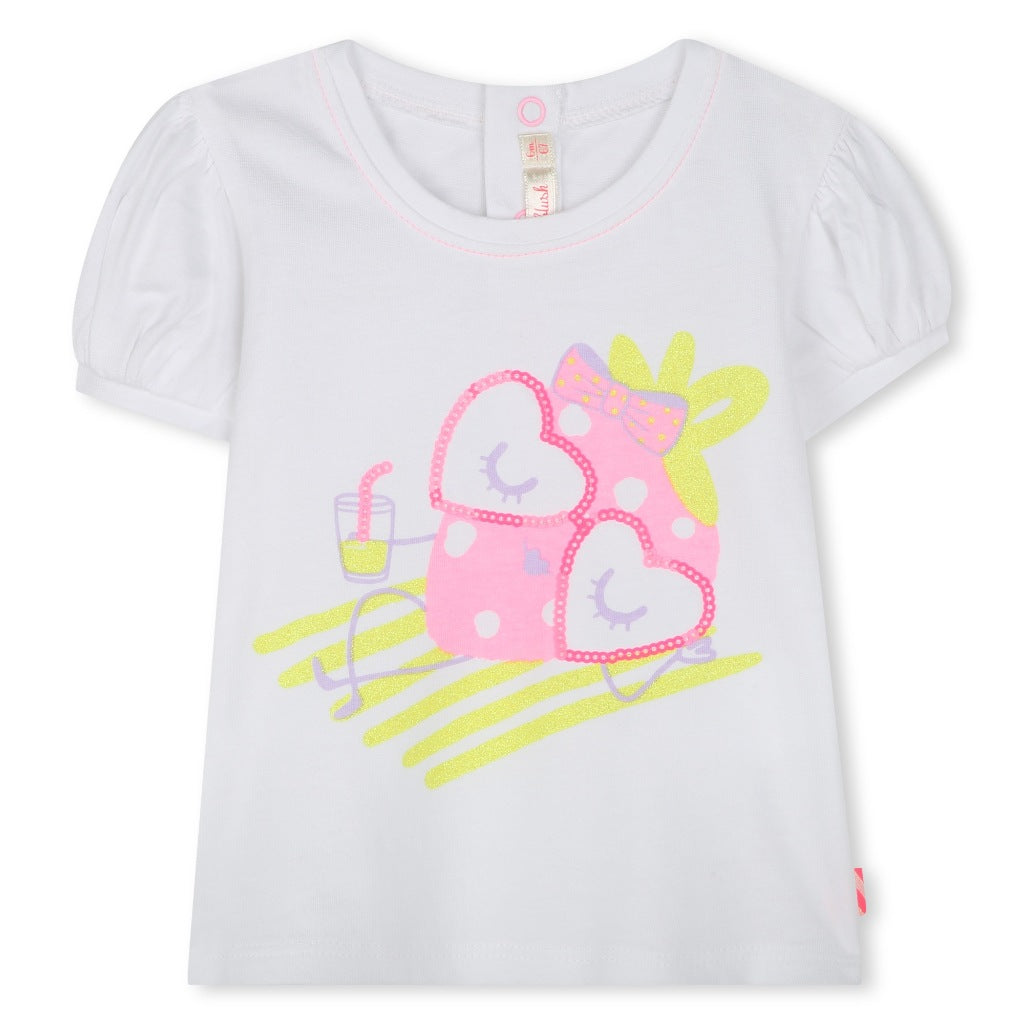 Billieblush Strawberry Heart T-shirt