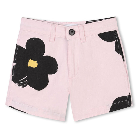 Little Marc Jacobs Flower Denim Shorts