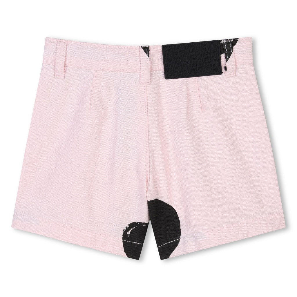 Little Marc Jacobs Flower Denim Shorts