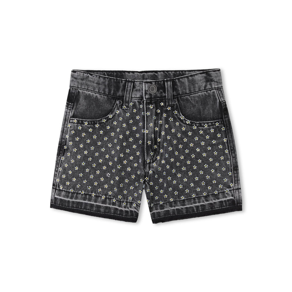 Marc Jacobs Kids Crystal Denim Shorts