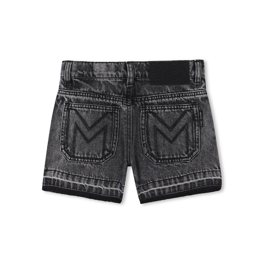 Little Marc Jacobs Crystal Denim Shorts