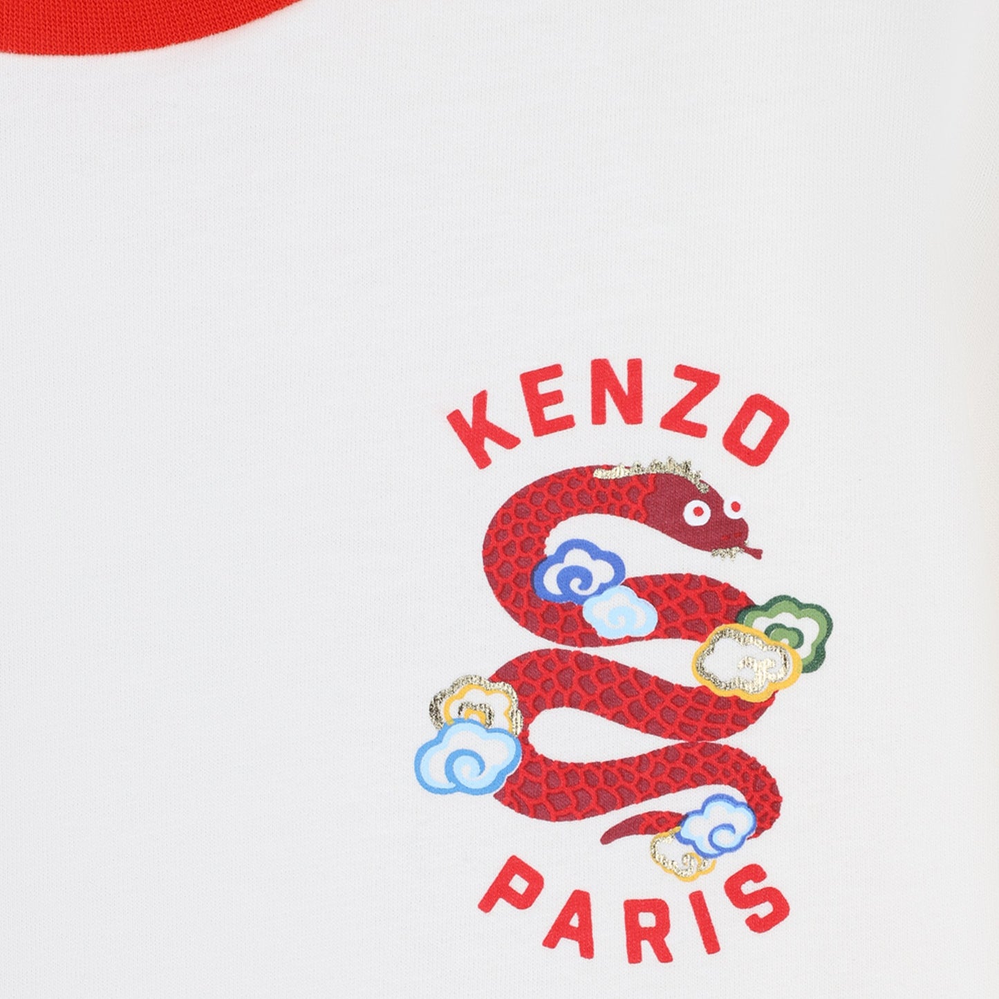 Kenzo Kids Snake Print T-shirt