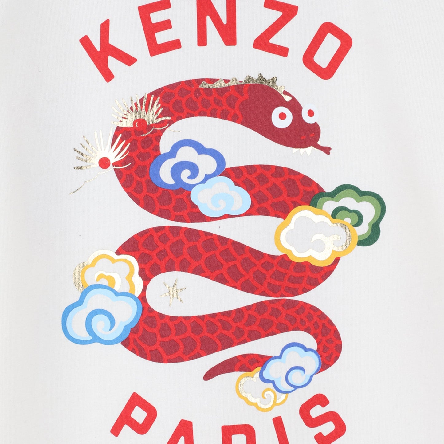 Kenzo Kids Snake Print T-shirt