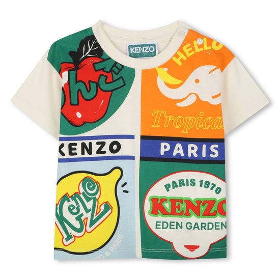 Kenzo Kids Graphic Print T-shirt