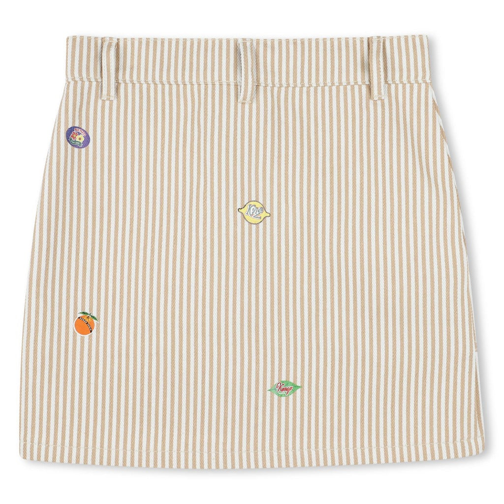 Kenzo Kids Cotton Twill Skirt