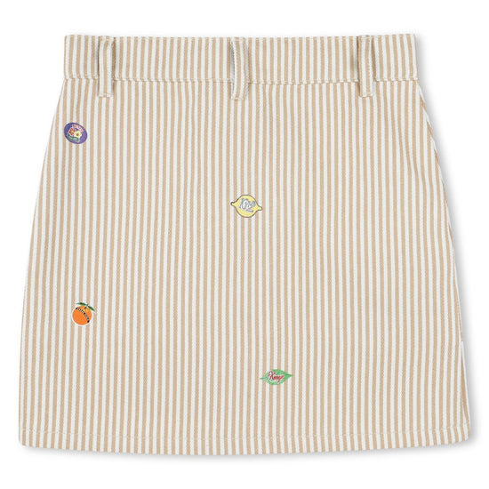 Kenzo Kids Cotton Twill Skirt
