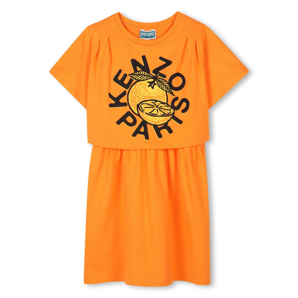 Kenzo Kids Logo Print Dress