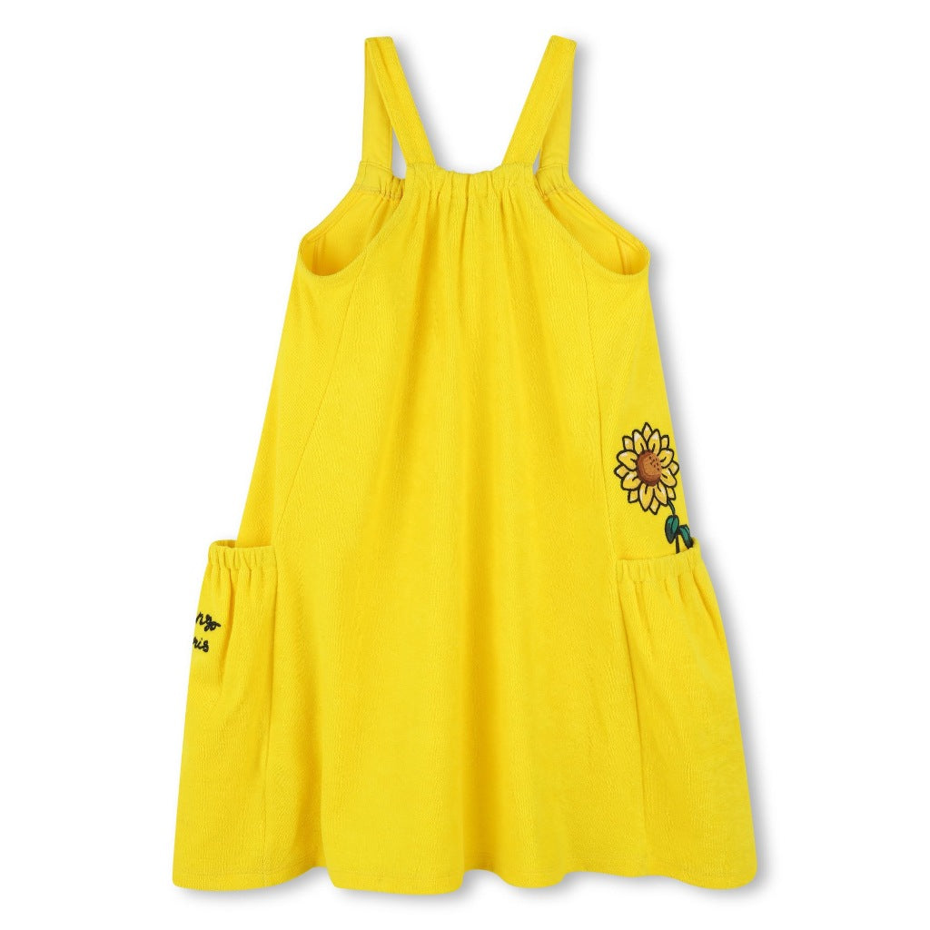Kenzo Kids Logo Embroidery Halter Dress